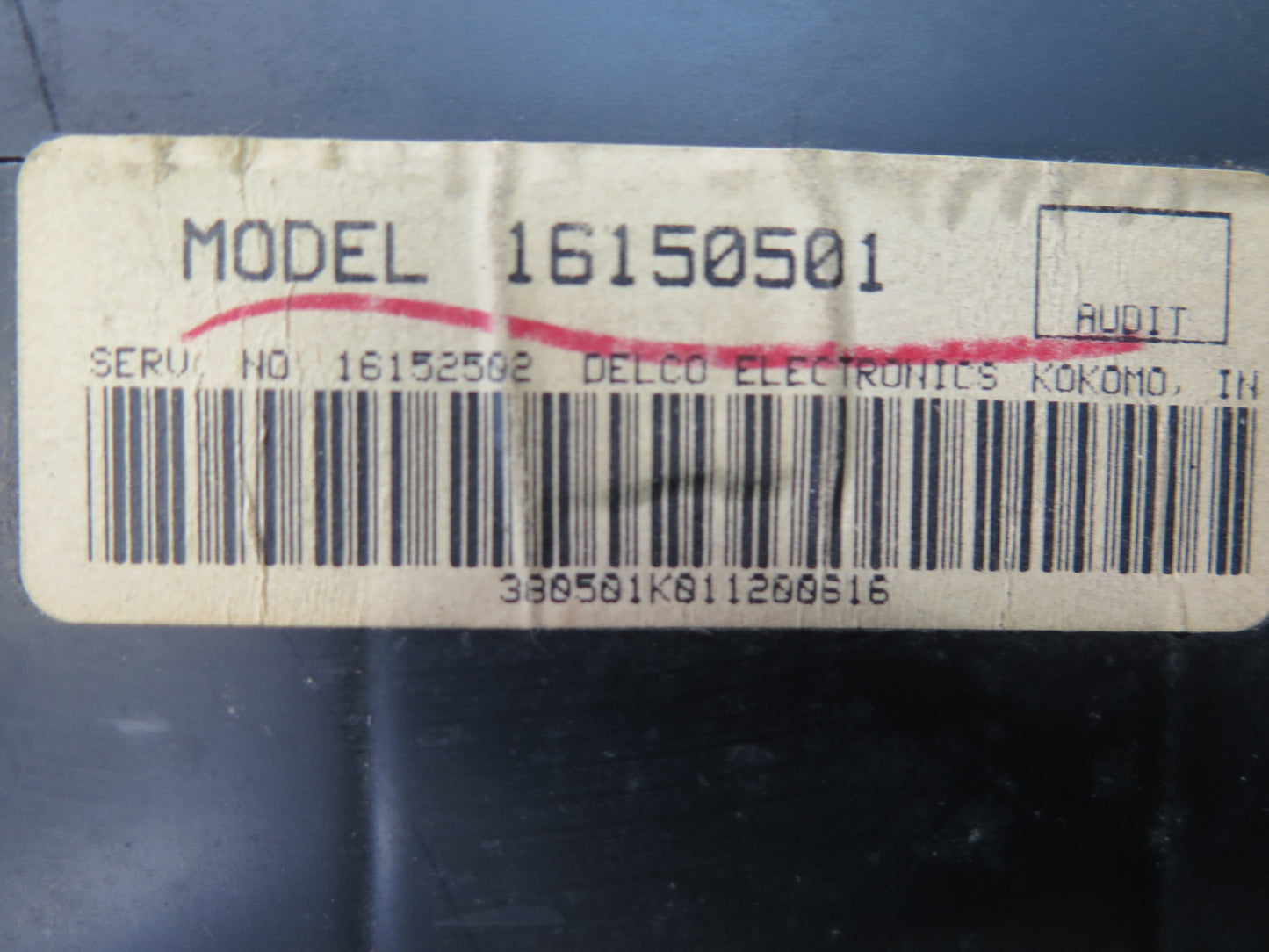 90-91 Chevrolet Corvette C4 Convert A/C Heater Climate Control Switch Panel OEM