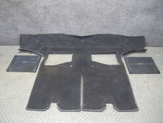 90-91 Chevrolet Corvette C4 Convert Rear Trunk Carpet w Speaker Grille Set OEM