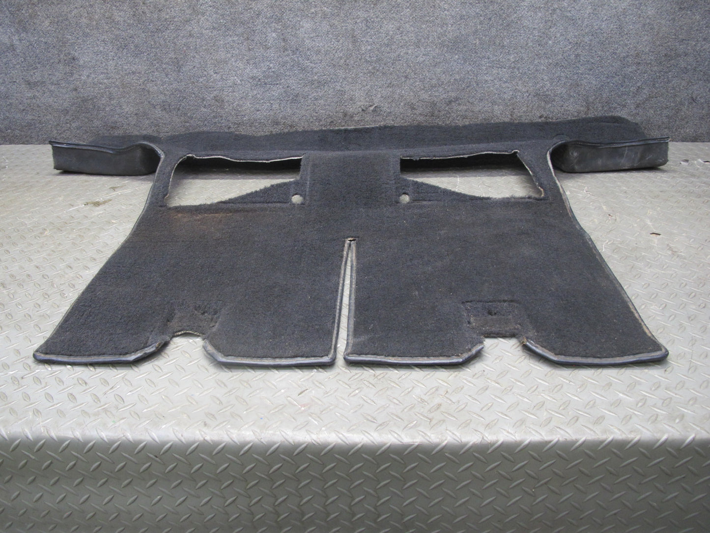 90-91 Chevrolet Corvette C4 Convert Rear Trunk Carpet w Speaker Grille Set OEM
