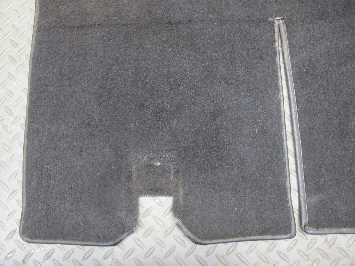 90-91 Chevrolet Corvette C4 Convert Rear Trunk Carpet w Speaker Grille Set OEM