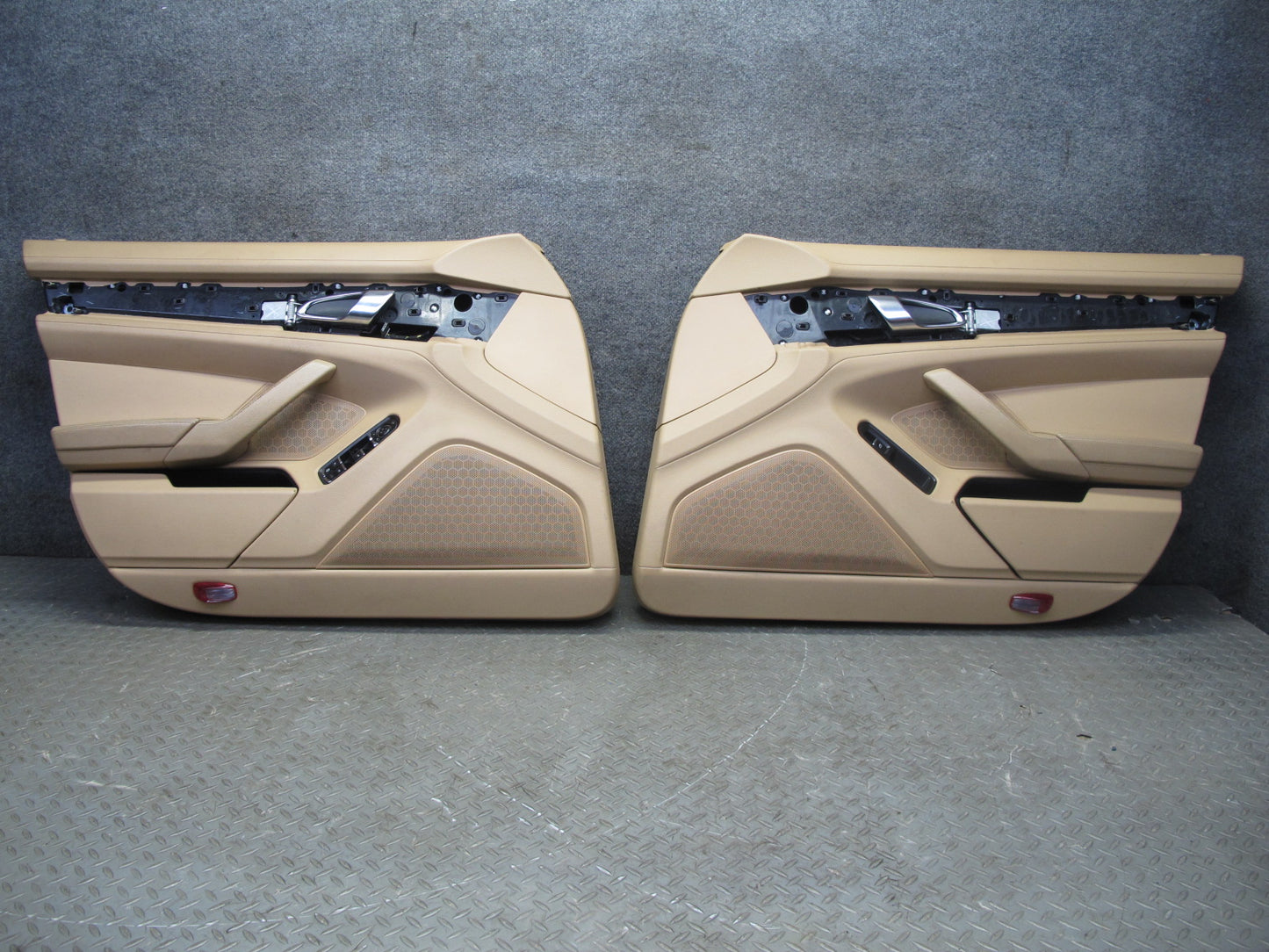 2010-2012 Porsche Panamera 970 Front Left & Right Door Interior Trim Panel Set