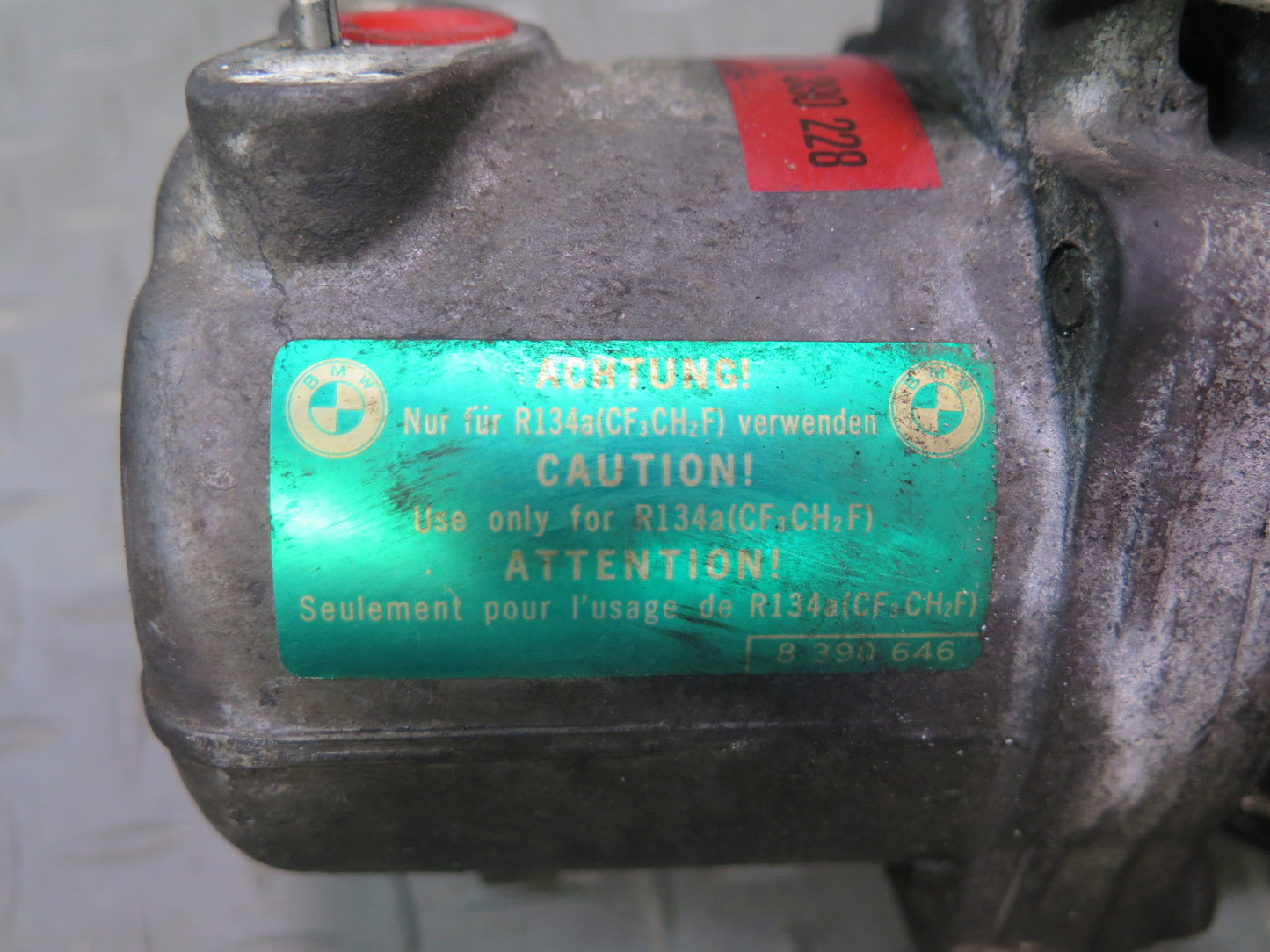 96-99 BMW E36 318ti 1.9L M44 A/C Air Condition Compressor 8390228 OEM