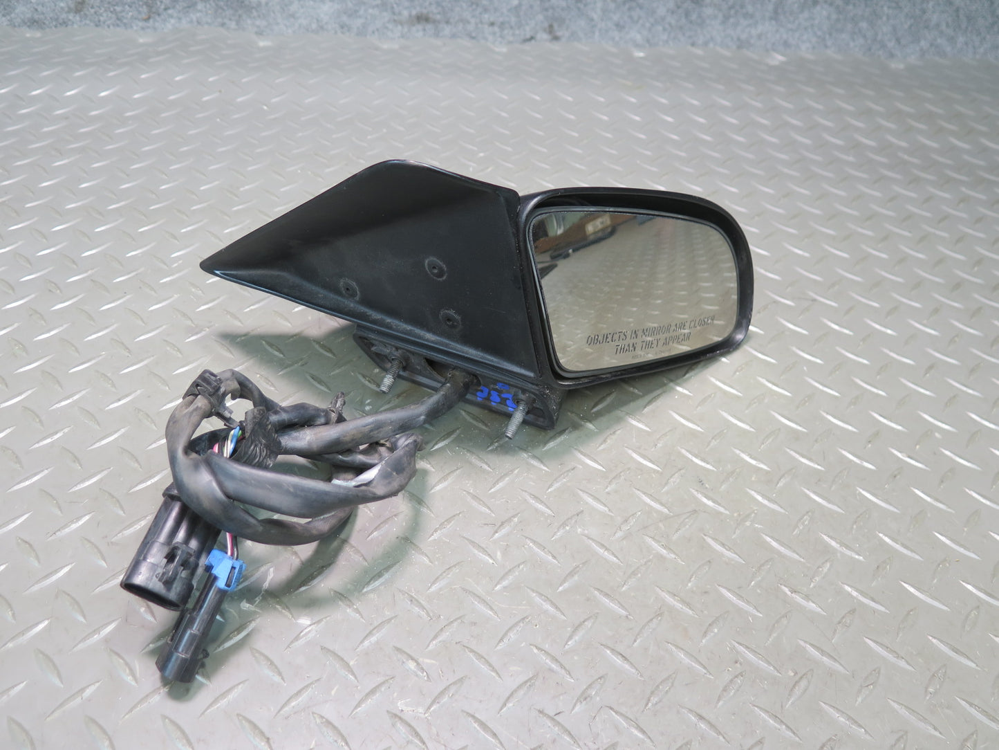 88-96 Chevrolet Corvette C4 Convertible Right Door Heated Power Mirror Black OEM