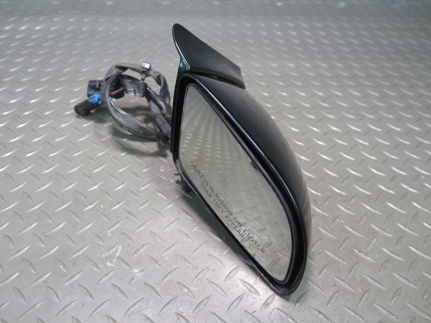 88-96 Chevrolet Corvette C4 Convertible Right Door Heated Power Mirror Black OEM