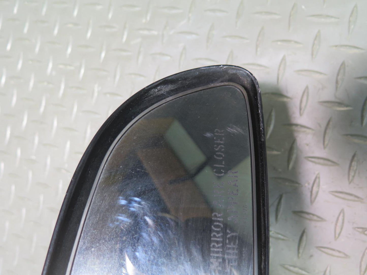 88-96 Chevrolet Corvette C4 Convertible Right Door Heated Power Mirror Black OEM