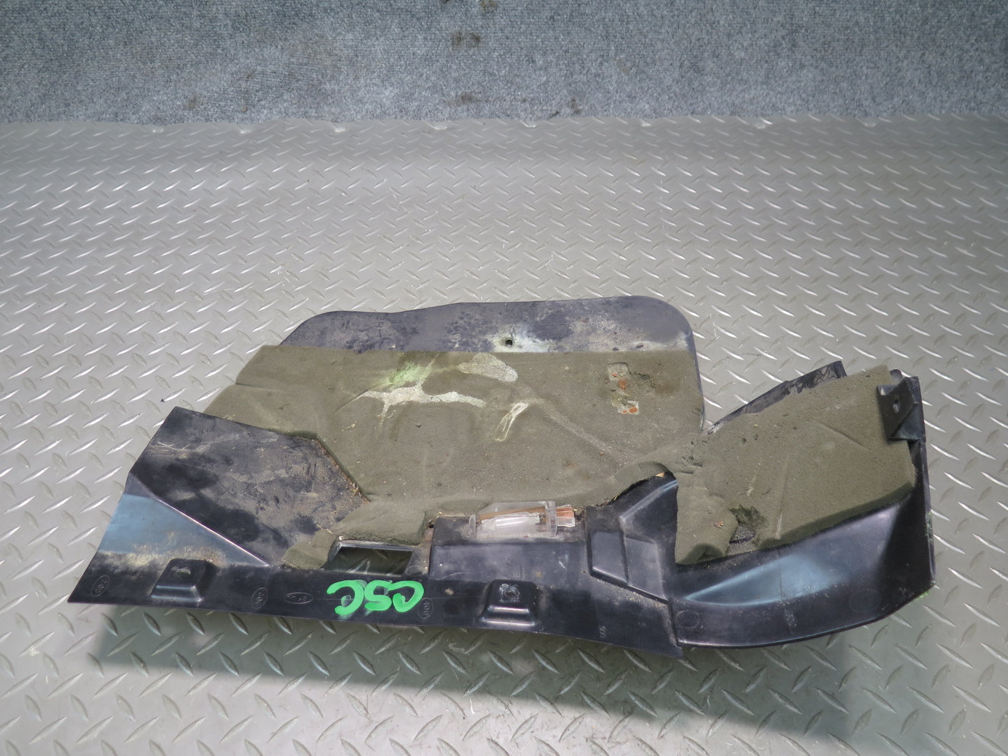 90-93 Chevrolet Corvette C4 AT Front Right Under Dash Lower Trim Panel Black OEM