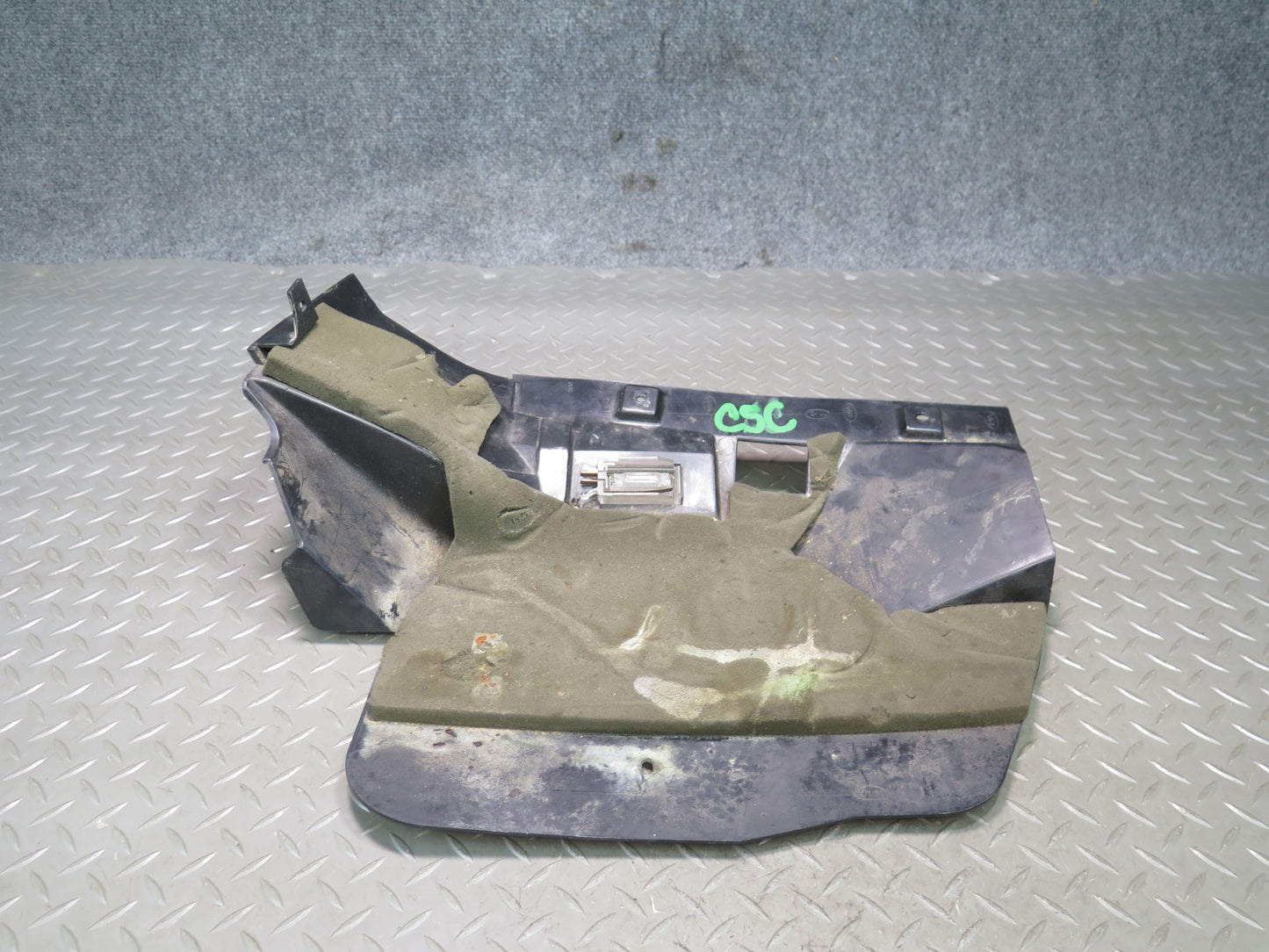 90-93 Chevrolet Corvette C4 AT Front Right Under Dash Lower Trim Panel Black OEM