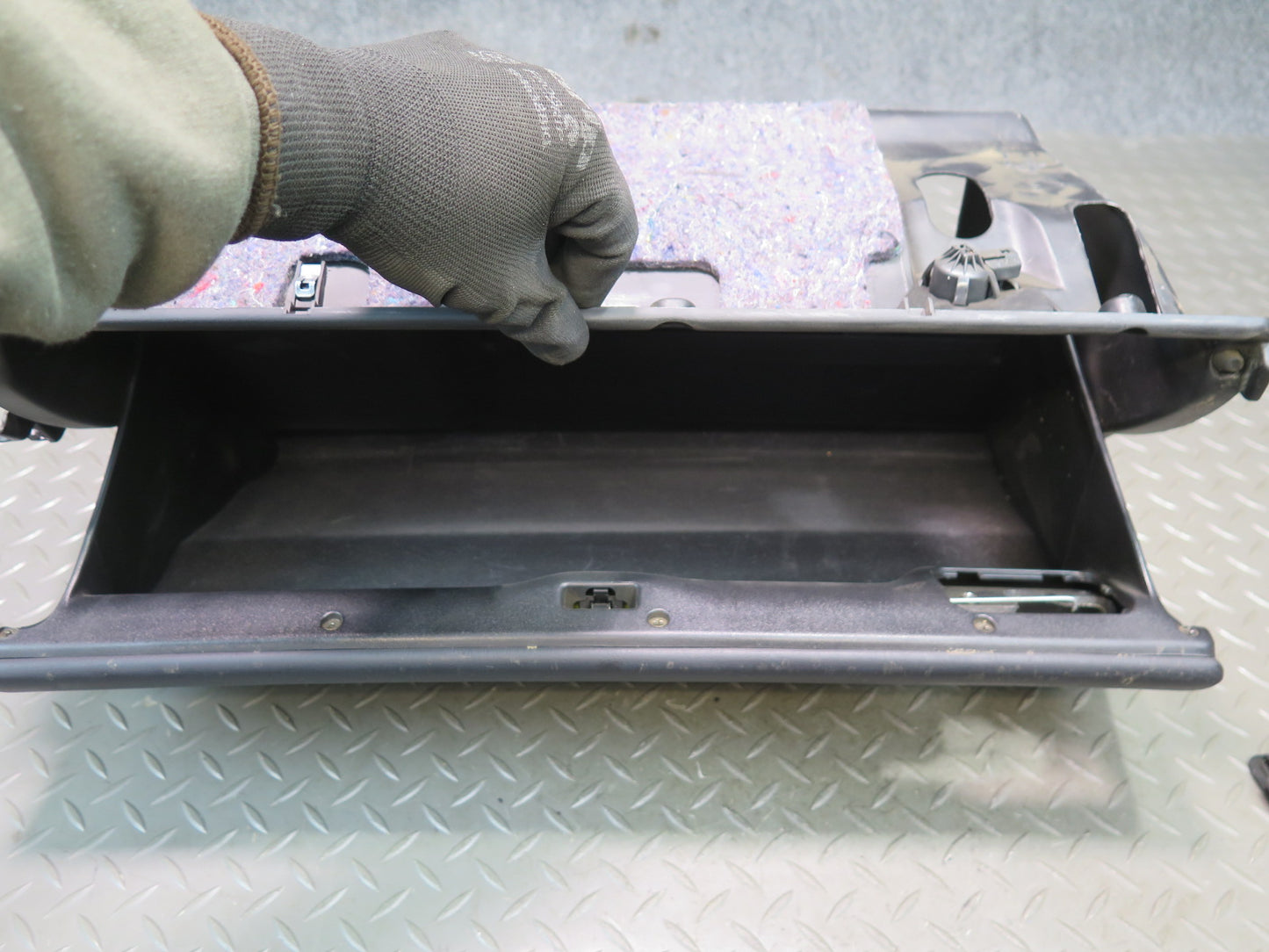 95-00 Toyota Celsior UCF20 RHD Dash Left Lower Glove Box Storage Compartment OEM
