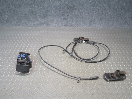 84-96 Chevrolet Corvette C4 Hood Lock Latch w Release Handle & Cable Set OEM