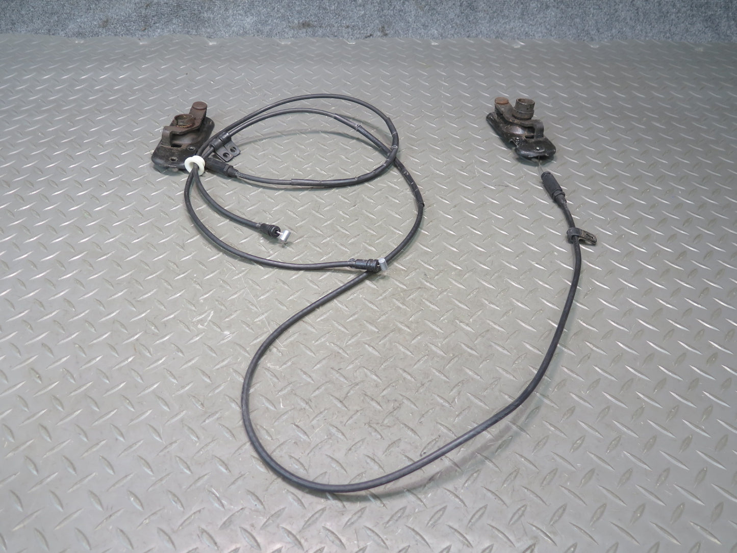 84-96 Chevrolet Corvette C4 Hood Lock Latch w Release Handle & Cable Set OEM