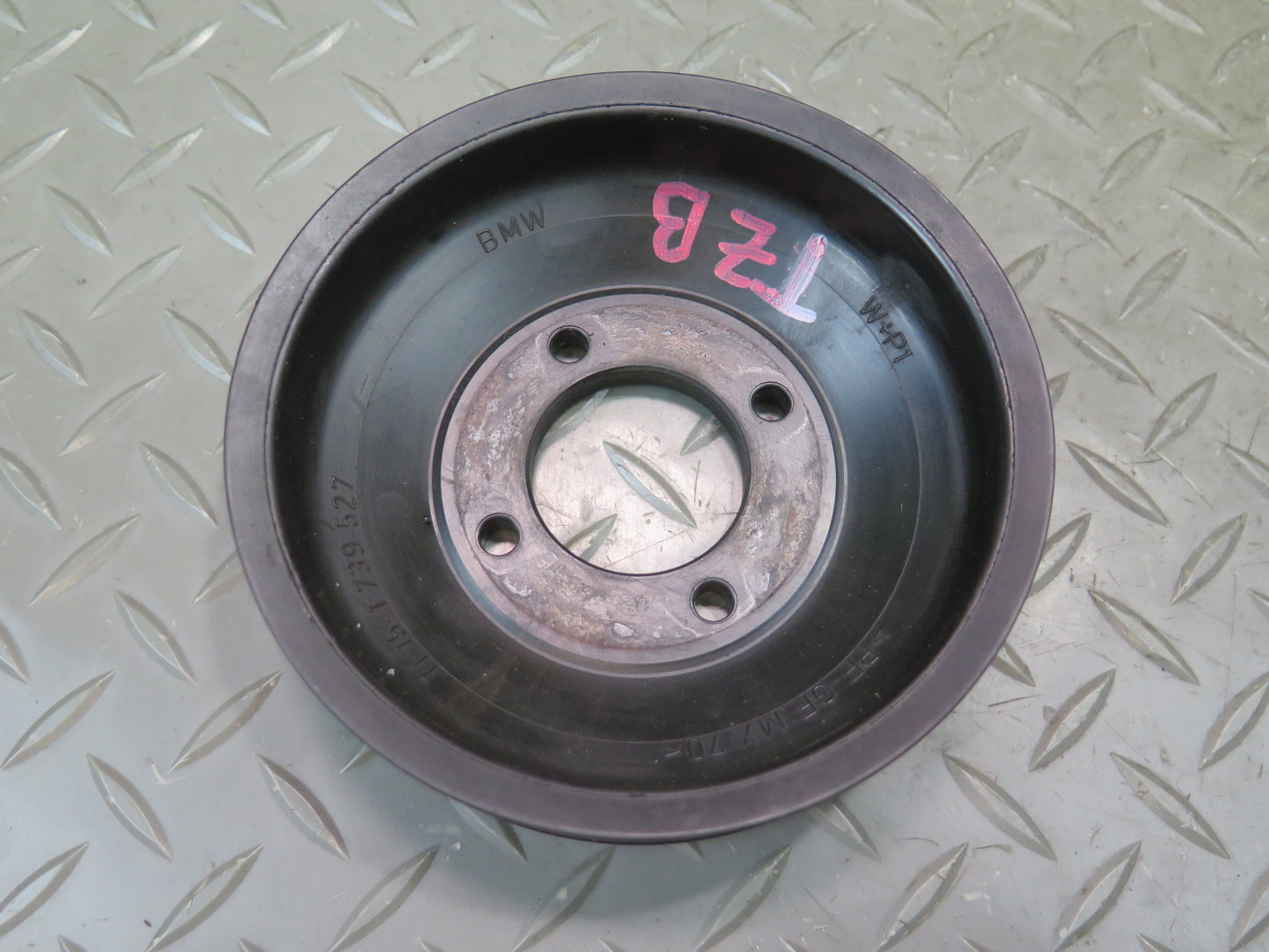 96-99 BMW E36 318ti 1.9L M44 Water Power Steering Pump Crankshaft Pulley Set OEM