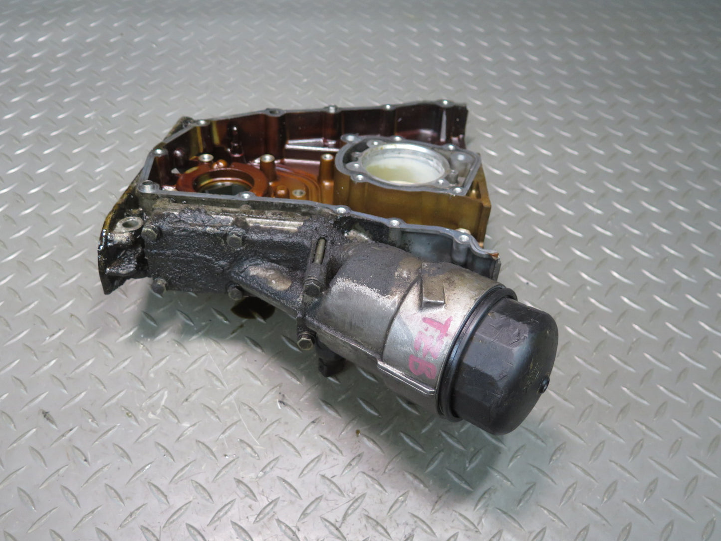 96-99 BMW E36 318ti 1.9L M44 Engine Timing Chain Cover Oil Filter Housing Set