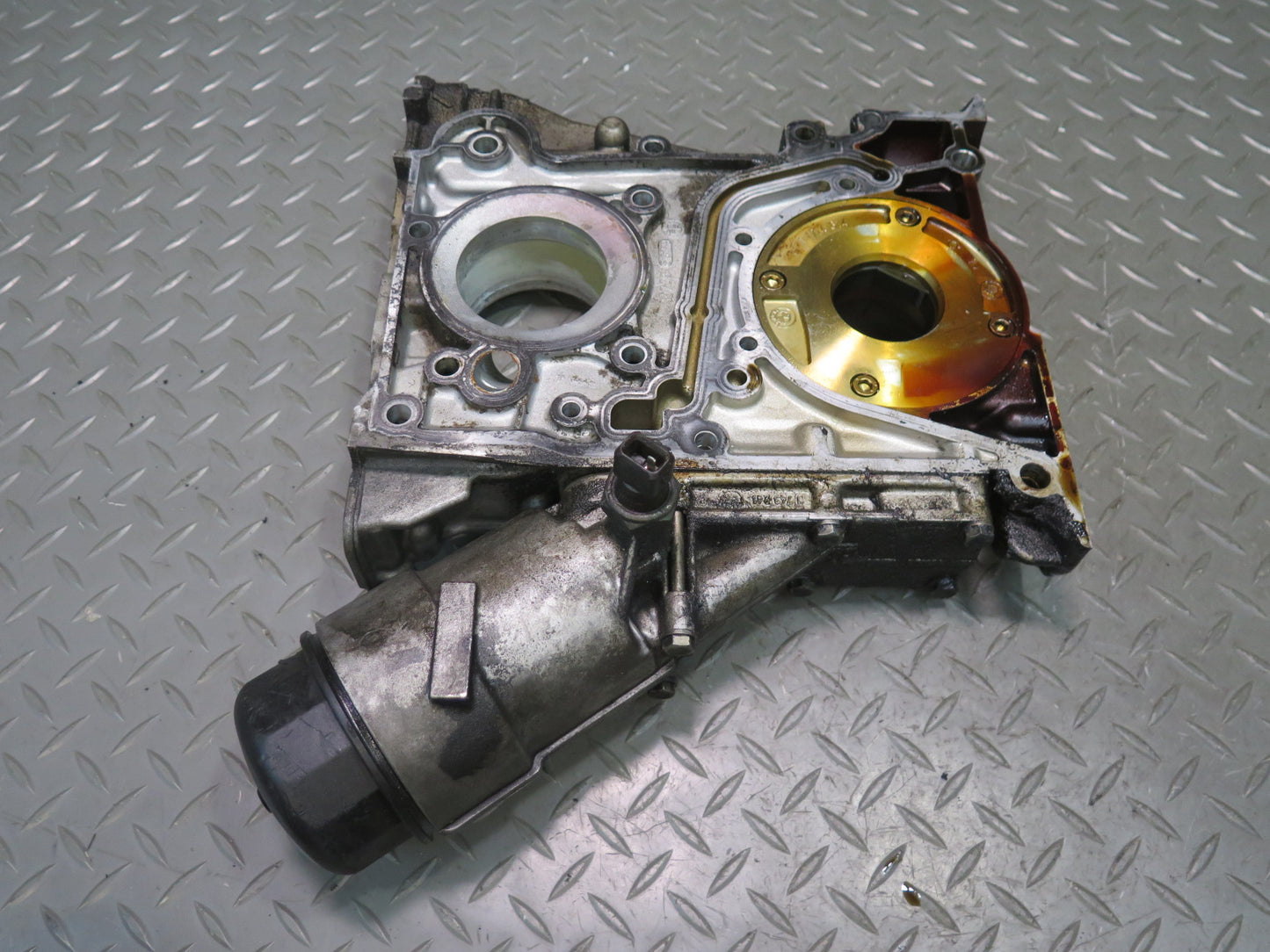 96-99 BMW E36 318ti 1.9L M44 Engine Timing Chain Cover Oil Filter Housing Set