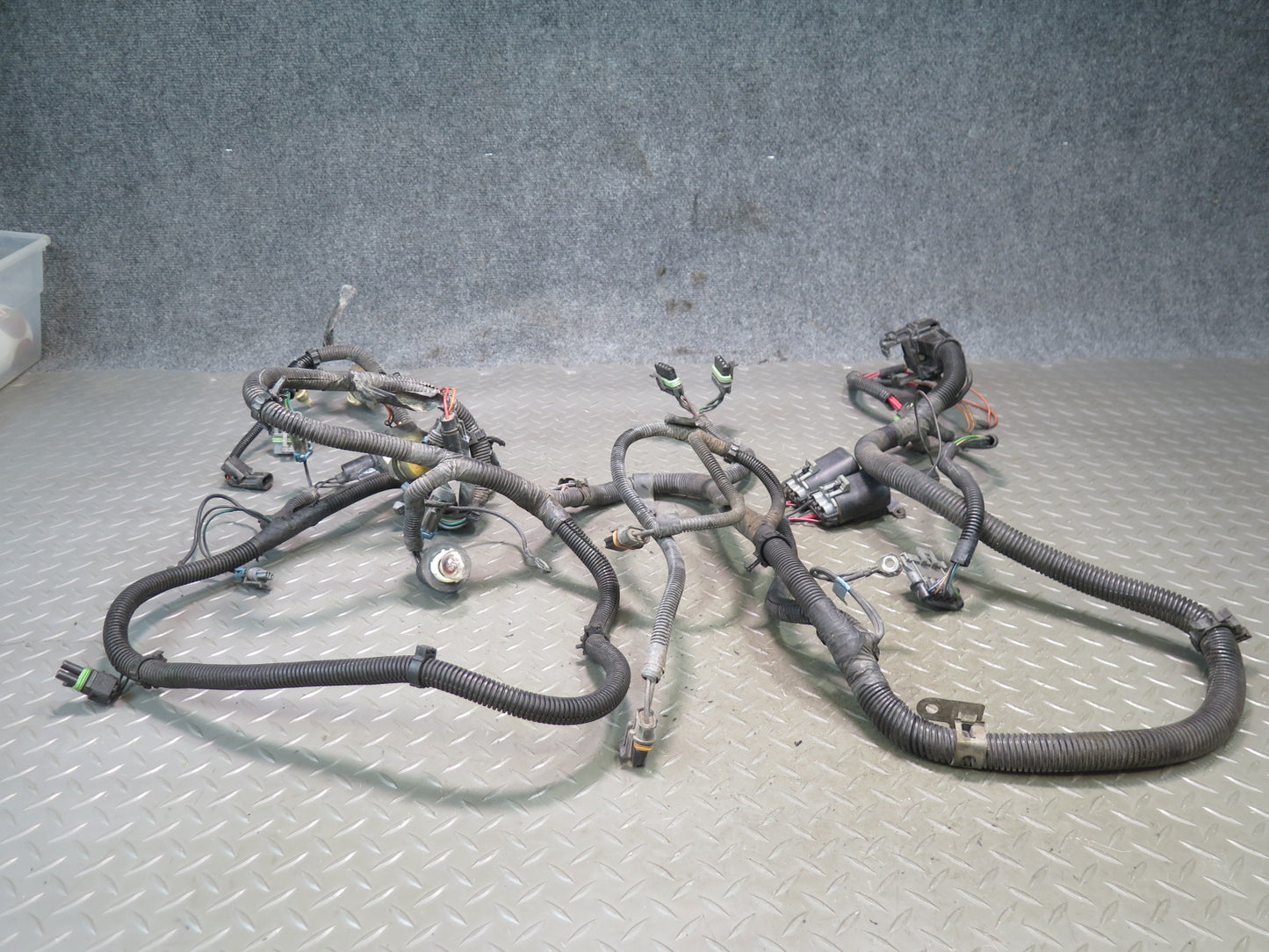 1991 Chevrolet Corvette C4 Front Bumper Headlight Wire Wiring Harness OEM