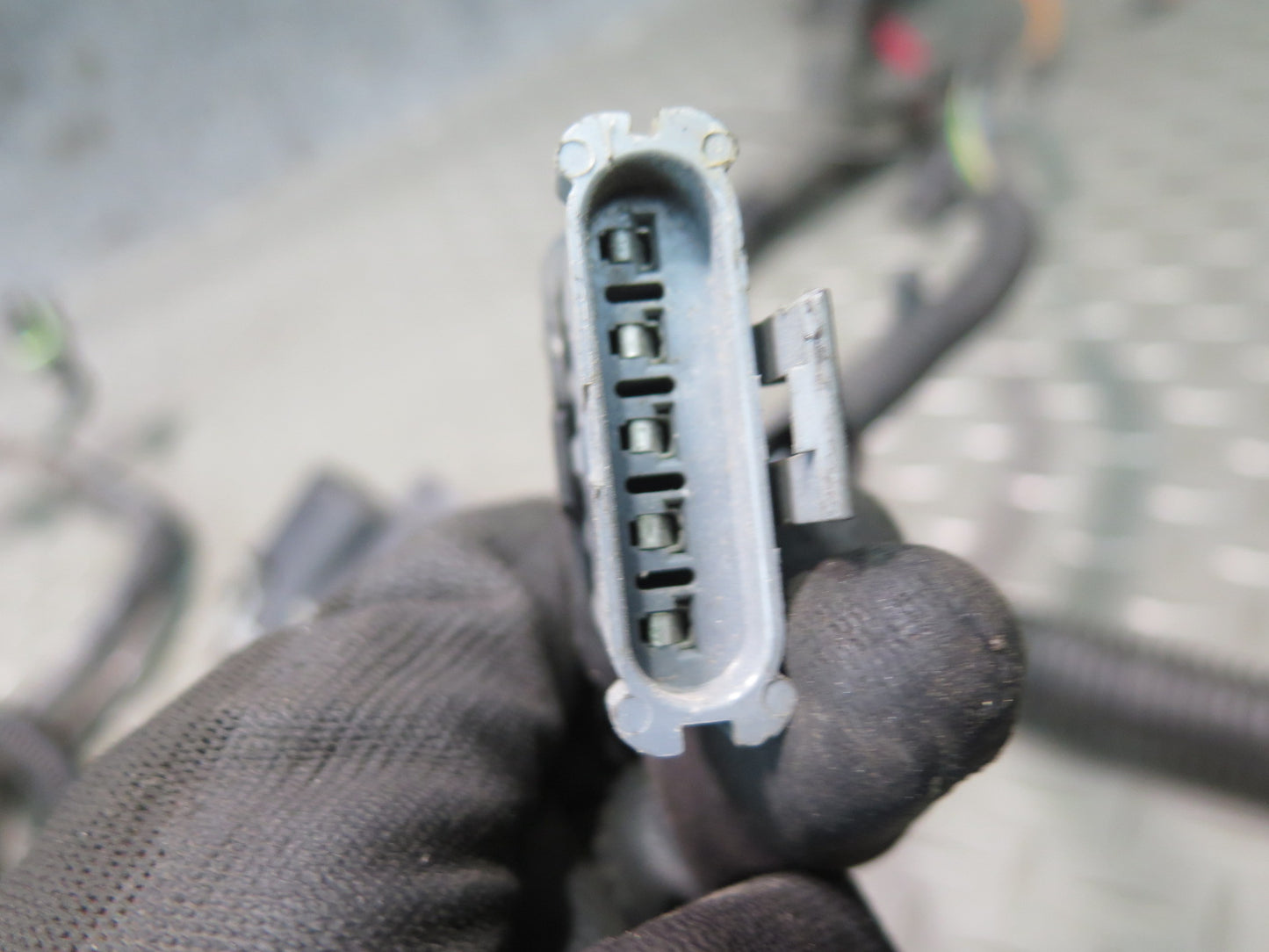 1991 Chevrolet Corvette C4 Front Bumper Headlight Wire Wiring Harness OEM