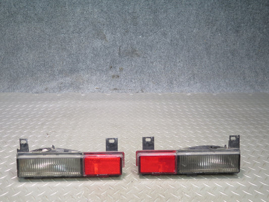 91-96 Chevrolet Corvette C4 Rear Left & Right Side Marker Light Lamp Set OEM