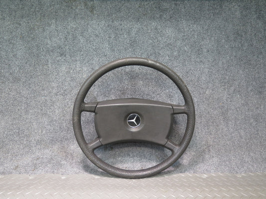 73-85 Mercedes R107 Sl-class Black Steering w Pad Cover OEM