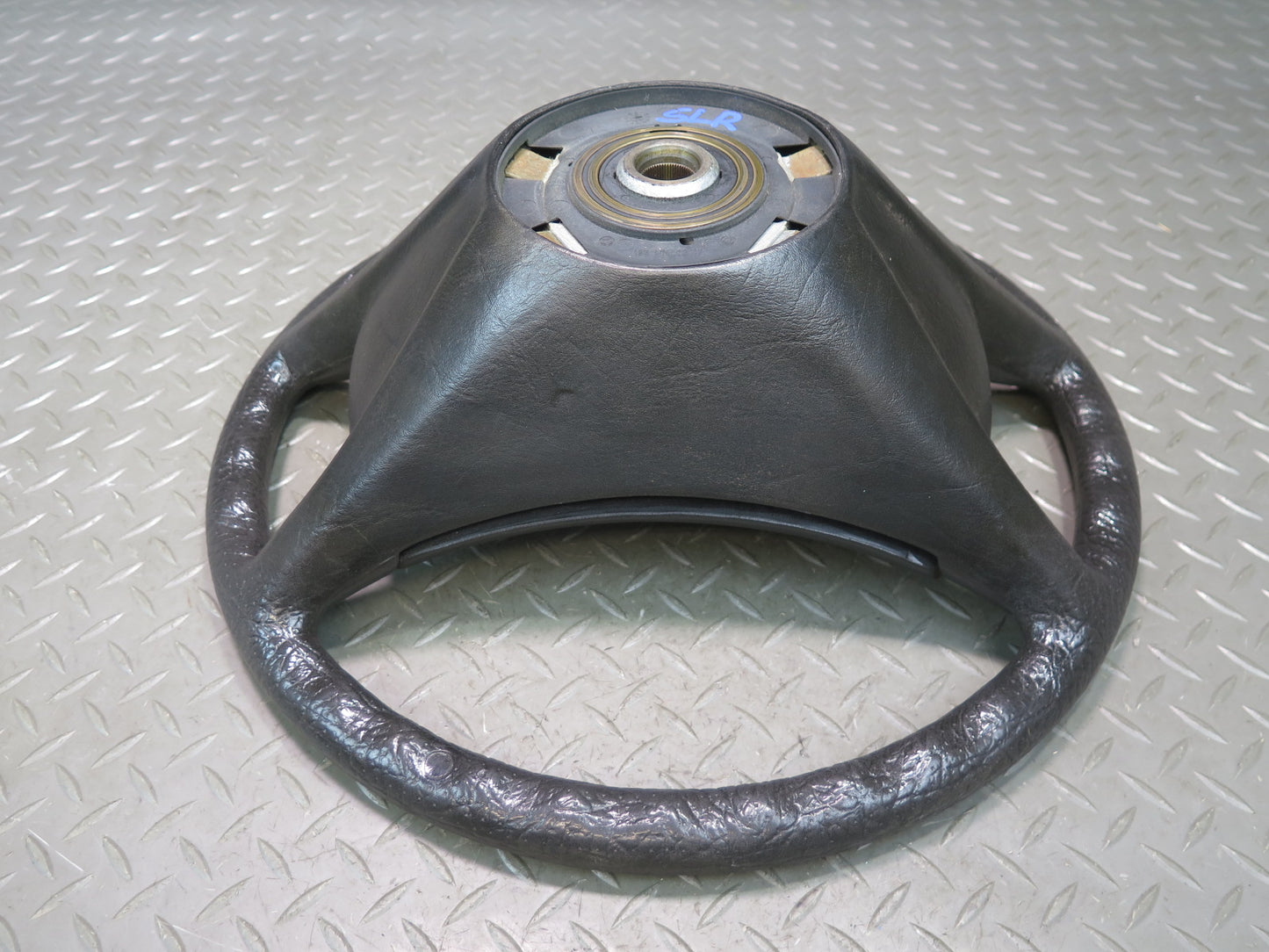 73-85 Mercedes R107 Sl-class Black Steering w Pad Cover OEM