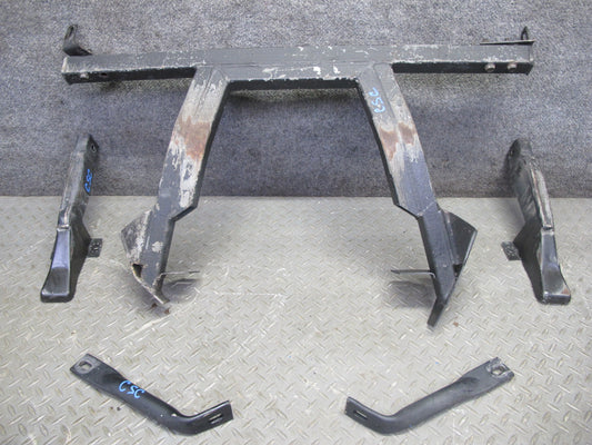 91-96 Chevrolet Corvette C4 Front Bumper Impact Bar w Skid Plates Set OEM