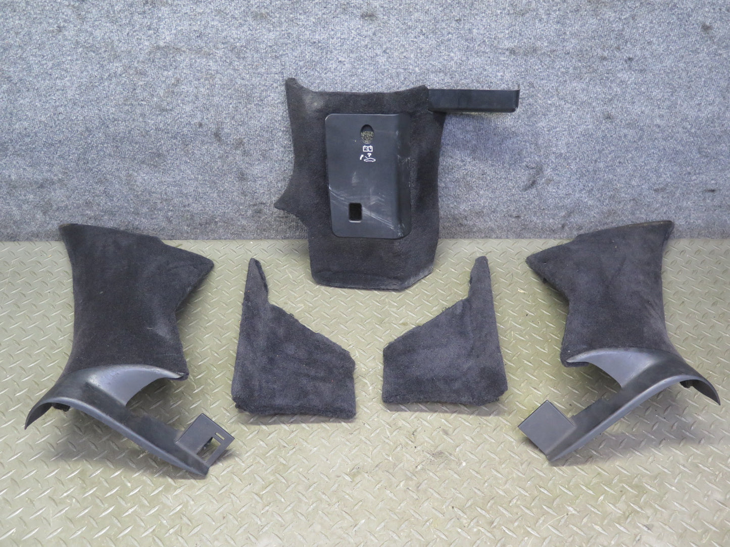 1997-2004 Porsche Boxster 986 Pillar Center Console Interior Trim Panel Set of 5