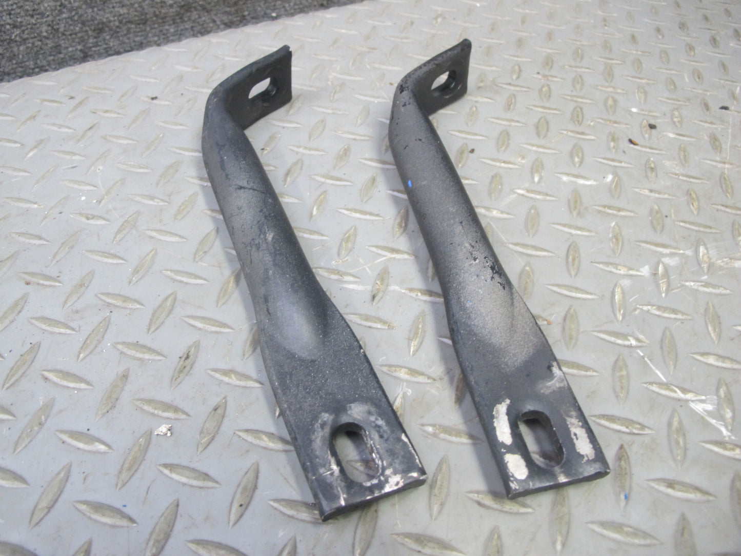 91-96 Chevrolet Corvette C4 Front Bumper Impact Bar w Skid Plates Set OEM