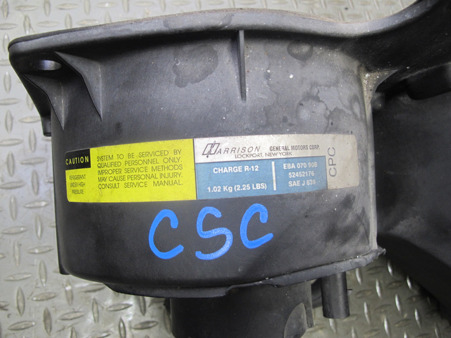 90-93 Chevrolet Corvette C4 A/C Air Conditioning Blower Motor Evaporator Box OEM