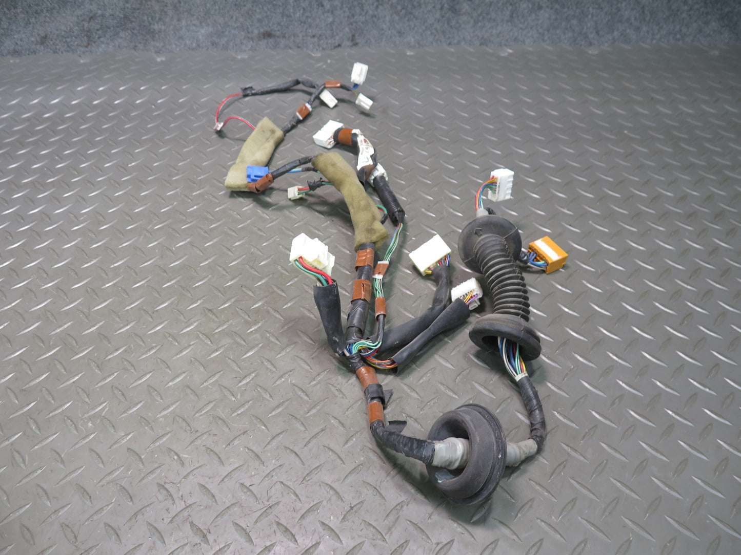96-97 Toyota Celsior UCF20 RHD Front Left & Right Door Wire Wiring Harness OEM