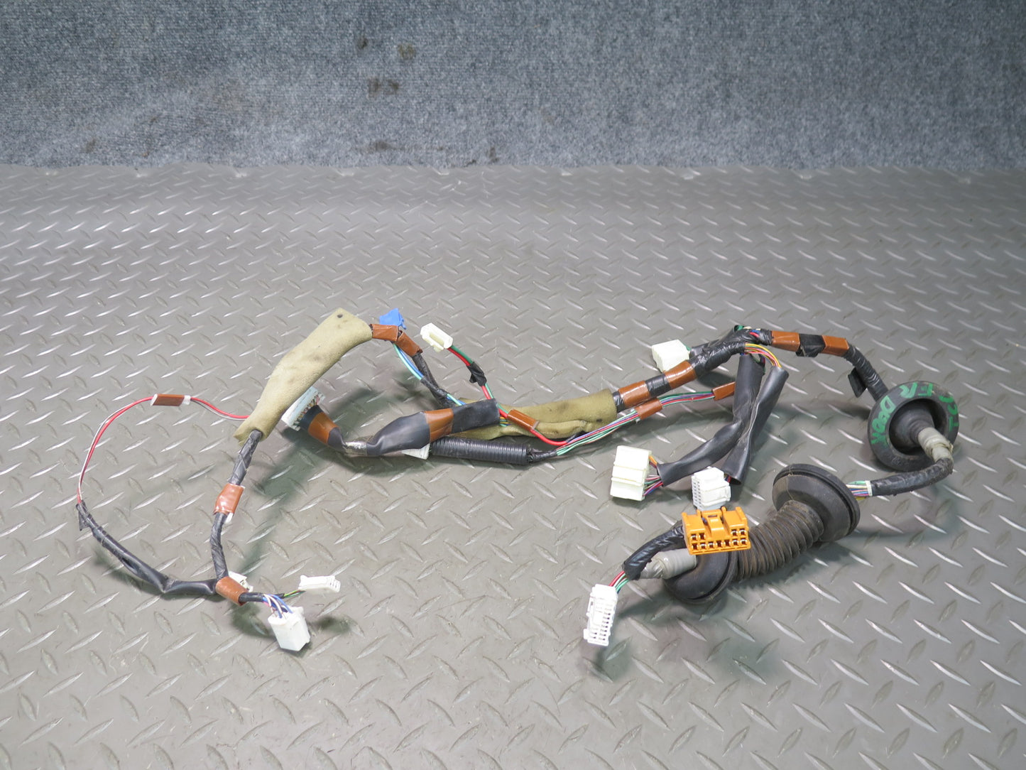 96-97 Toyota Celsior UCF20 RHD Front Left & Right Door Wire Wiring Harness OEM