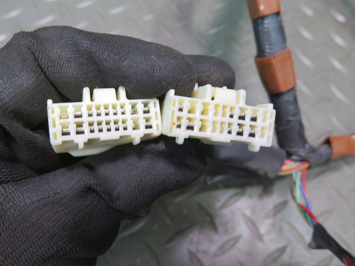 96-97 Toyota Celsior UCF20 RHD Front Left & Right Door Wire Wiring Harness OEM
