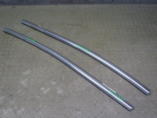 14-20 Maserati Ghibli M157 Rear Left & Right Side Door Window Belt Molding Set