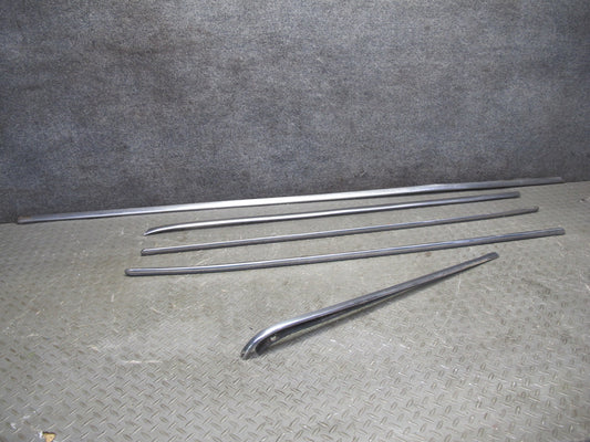 75-76 Mercedes W115 300D Set of 5 Exterior Door Fender Trunk Chrome Molding OEM