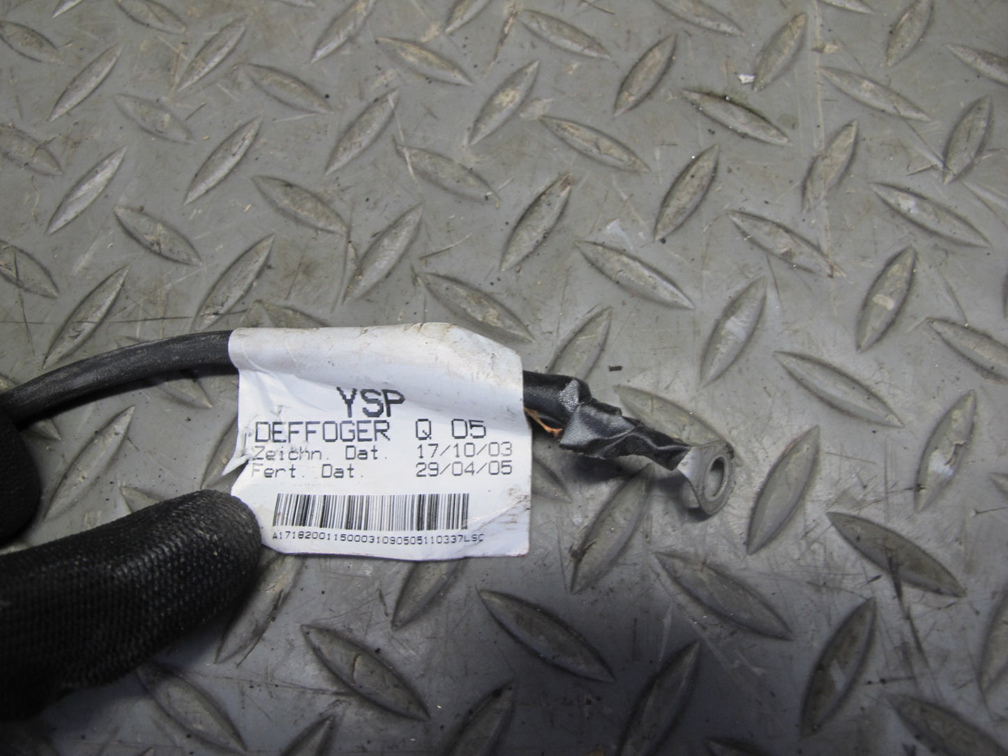 05-11 Mercedes R171 Slk-class Convertible TOP Roof Lock Latch Cable OEM