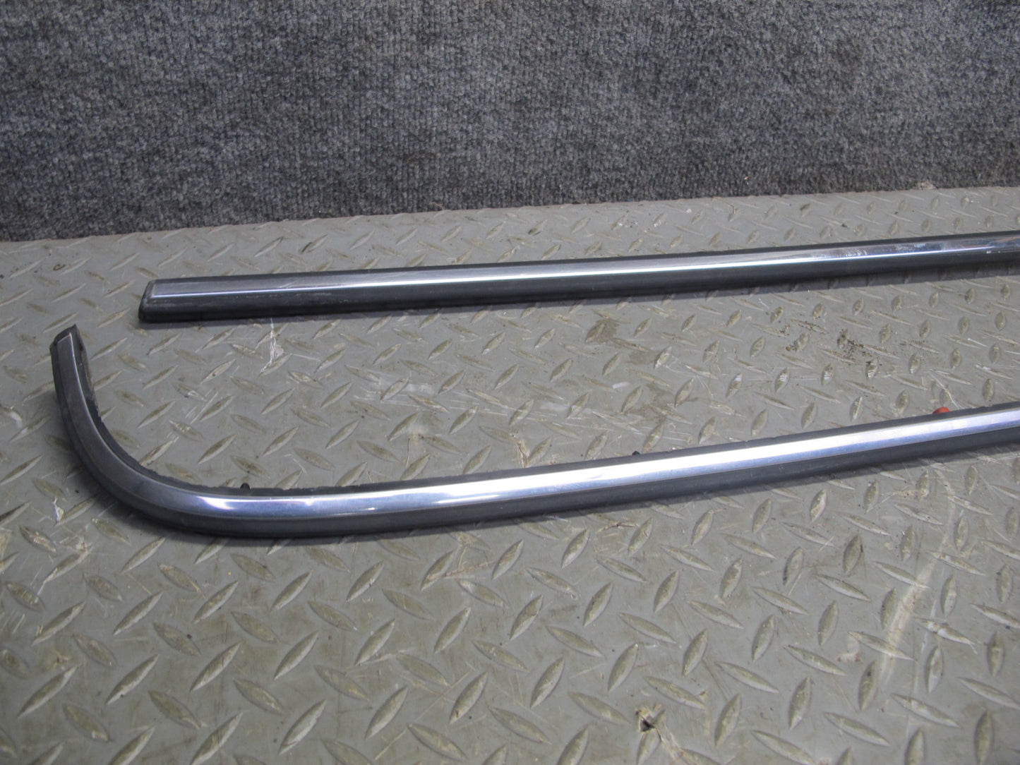 74-83 Mercedes W123 240D Sedan 14pcs Exterior Chrome Trim Cover Molding Set OEM
