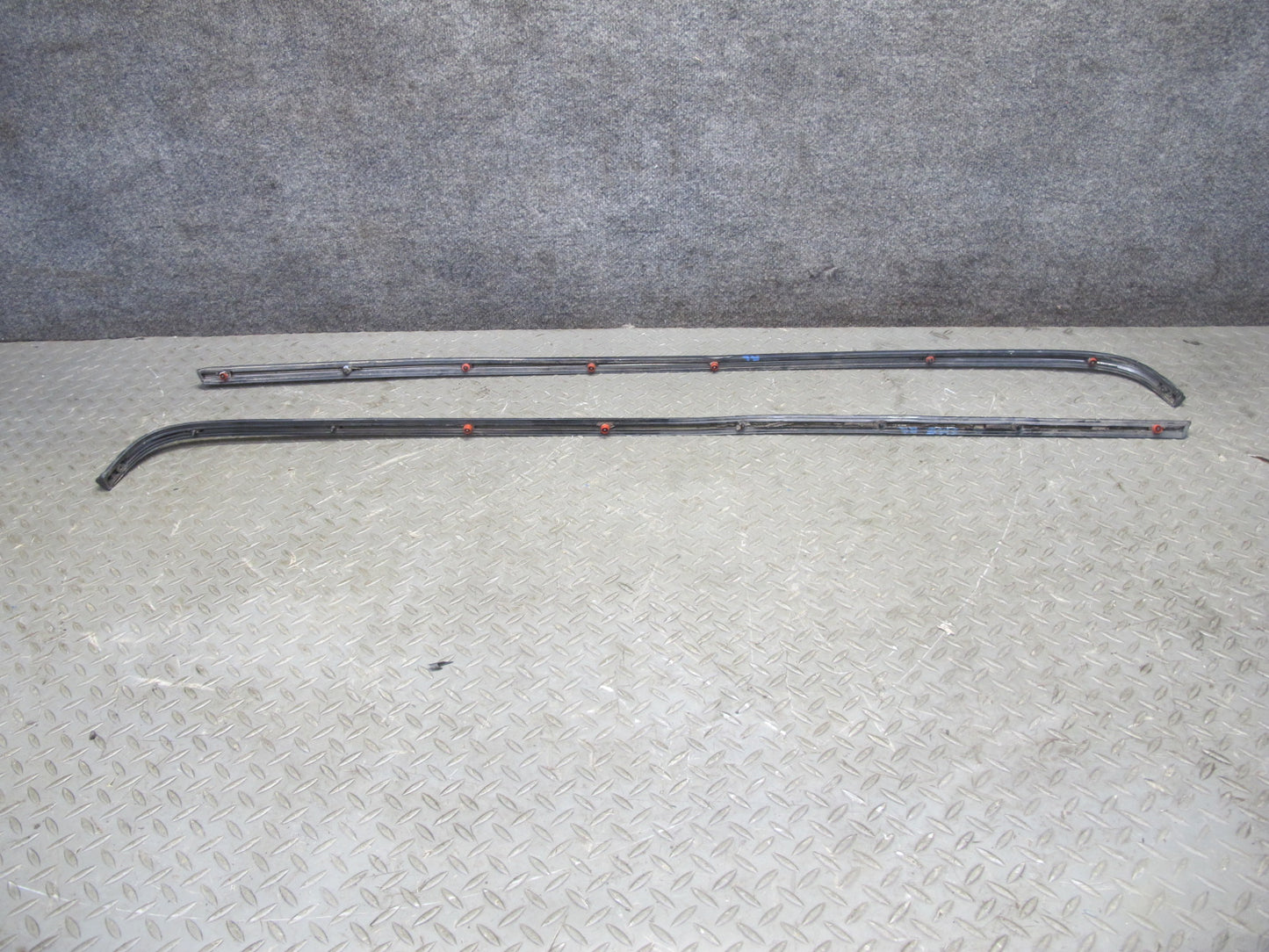 74-83 Mercedes W123 240D Sedan 14pcs Exterior Chrome Trim Cover Molding Set OEM