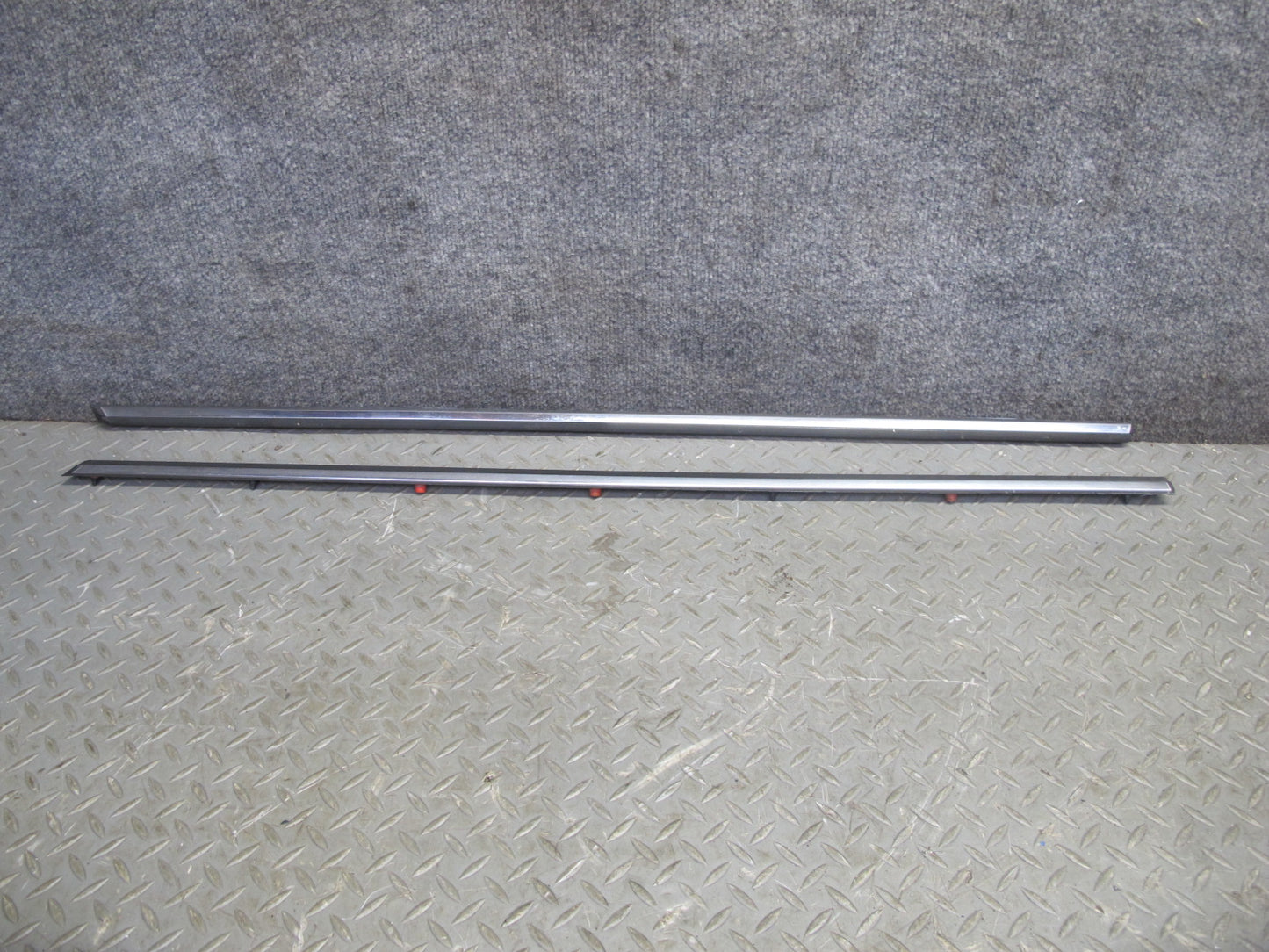 74-83 Mercedes W123 240D Sedan 14pcs Exterior Chrome Trim Cover Molding Set OEM