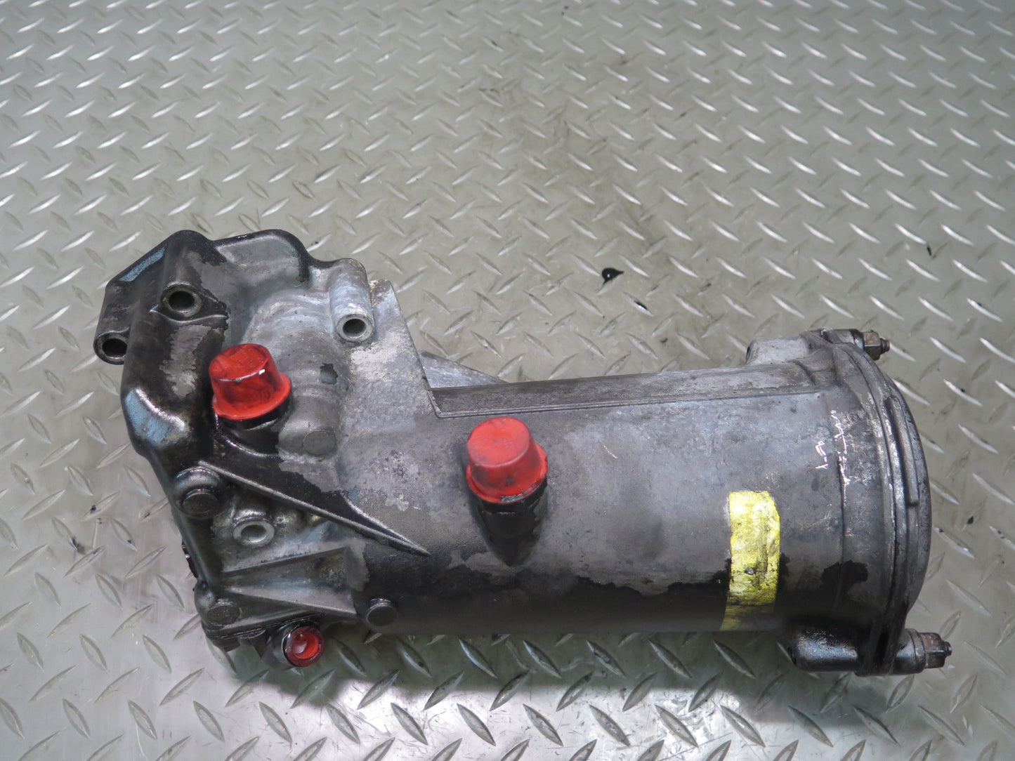 81-85 Mercedes W123 300D OM617 Turbo Diesel Engine Oil Filter Housing OEM