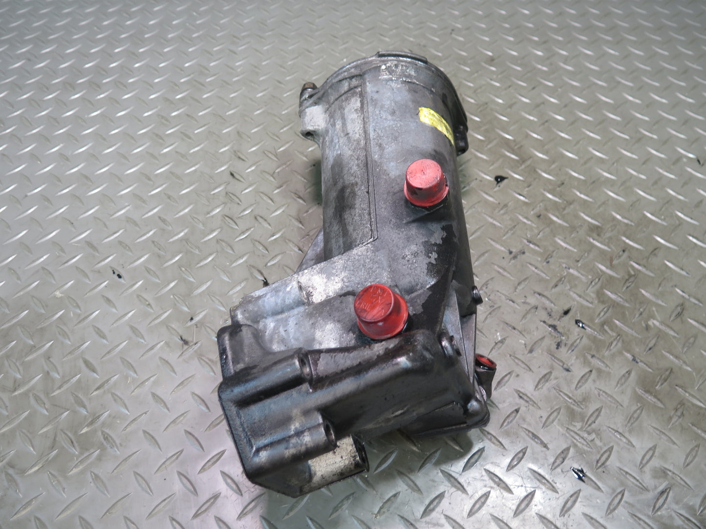 81-85 Mercedes W123 300D OM617 Turbo Diesel Engine Oil Filter Housing OEM