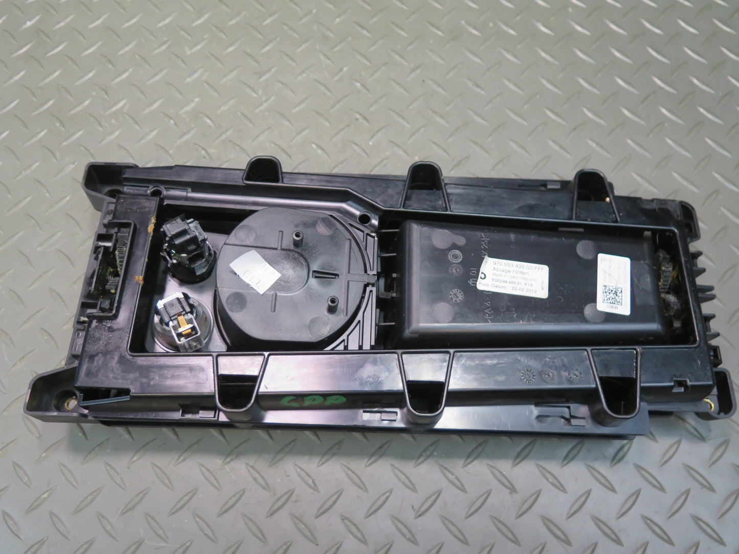 10-13 Porsche Panamera 970 Dash Console Front & Rear Door Panel Trim Black Set