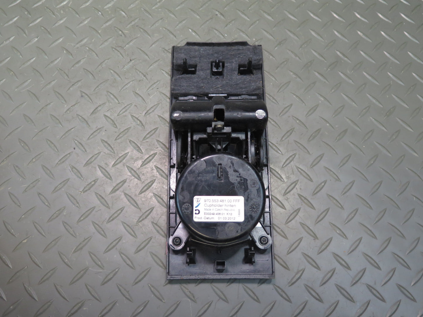 10-13 Porsche Panamera 970 Dash Console Front & Rear Door Panel Trim Black Set