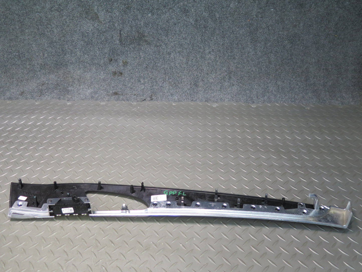 10-13 Porsche Panamera 970 Dash Console Front & Rear Door Panel Trim Black Set