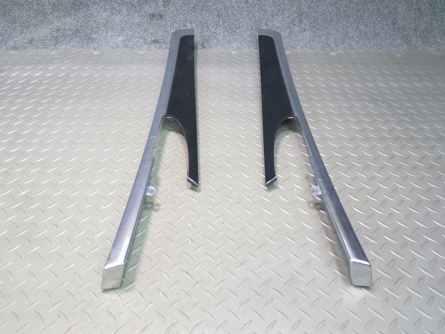 10-13 Porsche Panamera 970 Dash Console Front & Rear Door Panel Trim Black Set