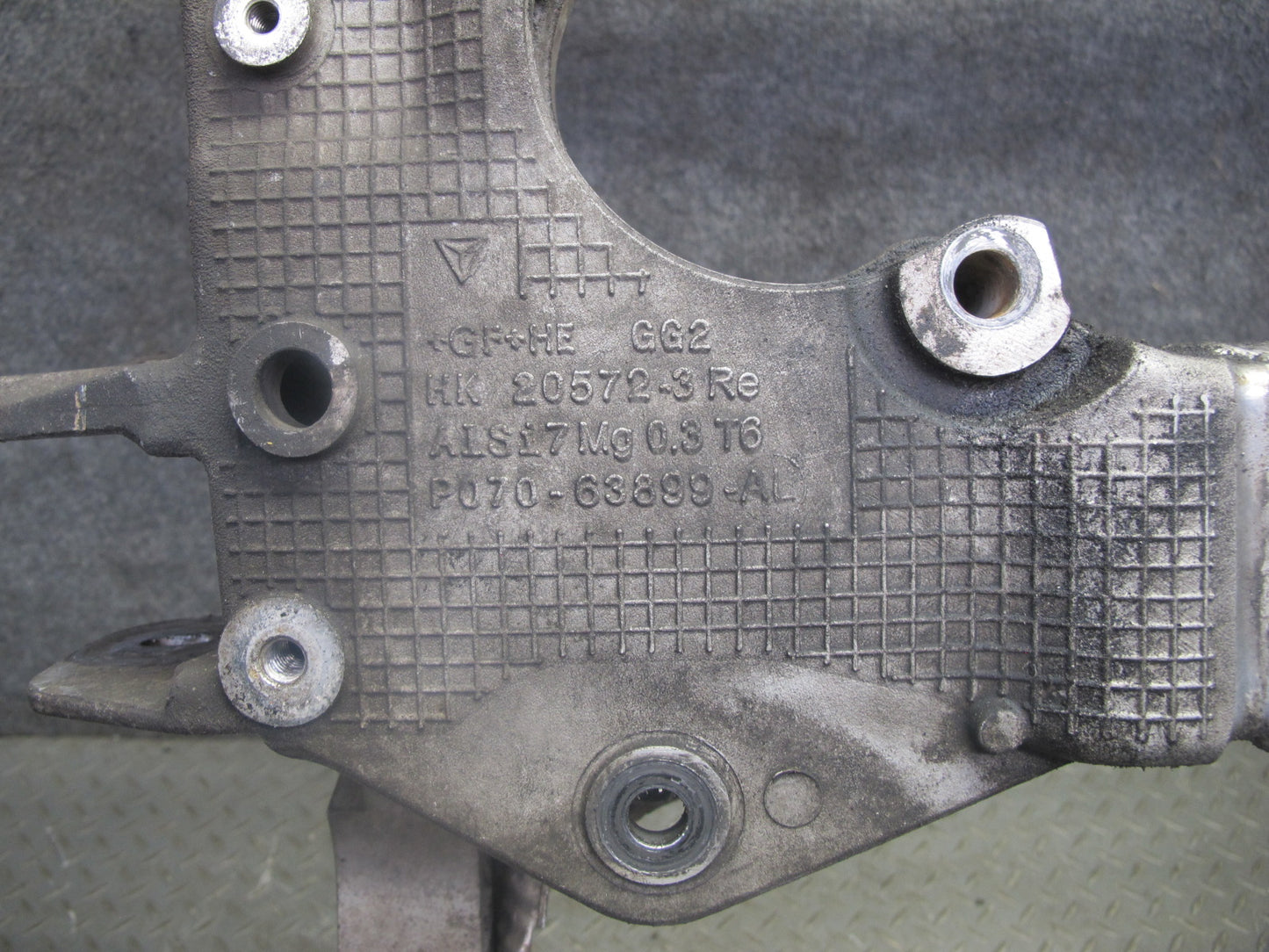 11-13 Porsche Panamera 970 3.6L RWD Front Suspension Crossmember Subframe Cradle