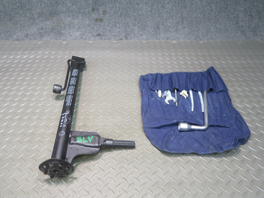 94-02 Mercedes R129 Sl-class Emergency Spare Tire Lift Jack Wrench Tool Set OEM