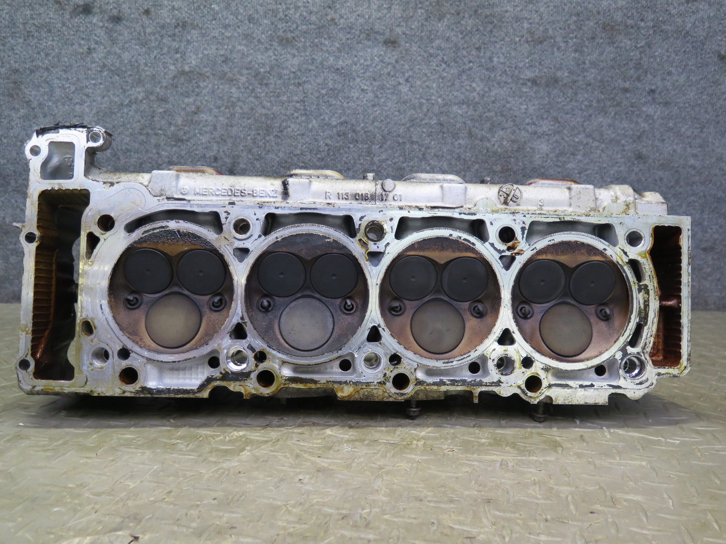 99-02 Mercedes R129 SL500 5.0L 113.961 Engine Right Cylinder Head w Camshaft OEM
