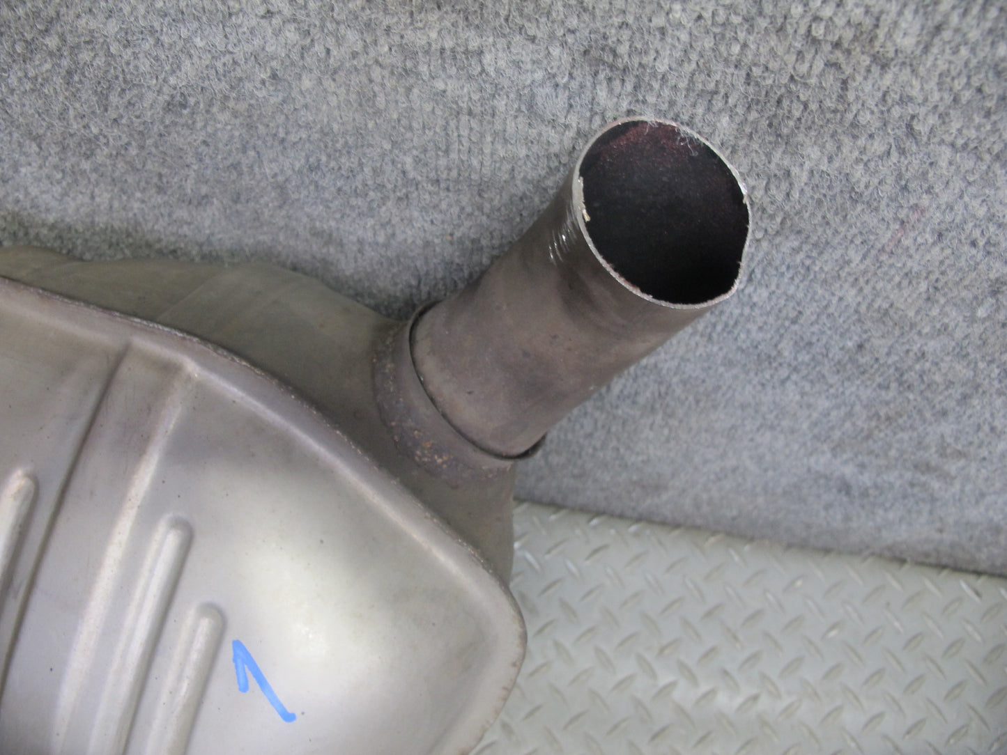 11-16 Porsche Panamera 970 3.6L Rear Right Left Side Exhaust Muffler W/ Tips Set