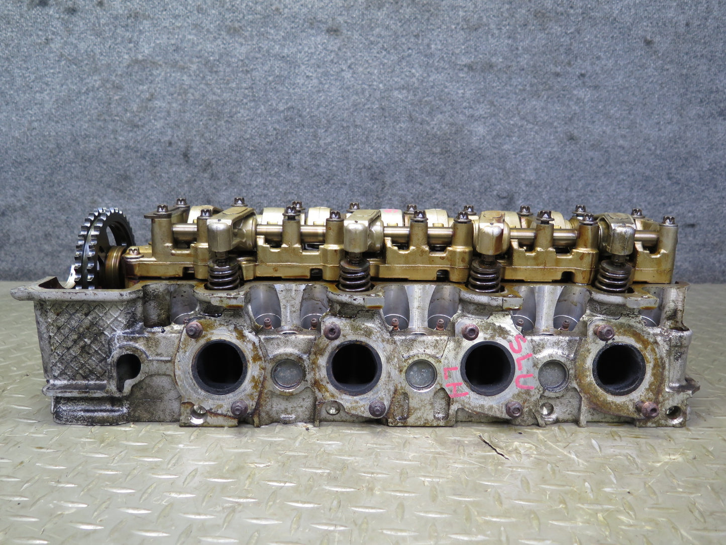 99-02 Mercedes R129 SL500 5.0L 113.961 Engine Left Cylinder Head w Camshaft OEM