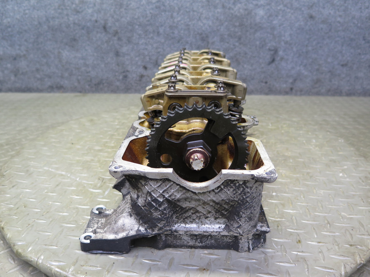 99-02 Mercedes R129 SL500 5.0L 113.961 Engine Left Cylinder Head w Camshaft OEM