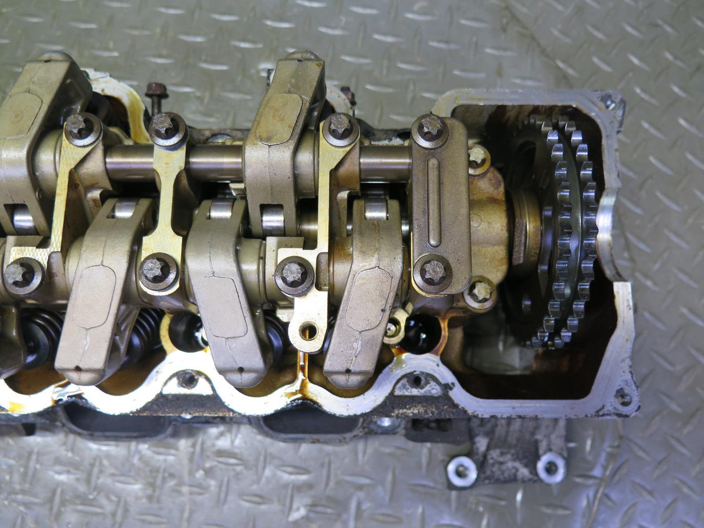 99-02 Mercedes R129 SL500 5.0L 113.961 Engine Left Cylinder Head w Camshaft OEM