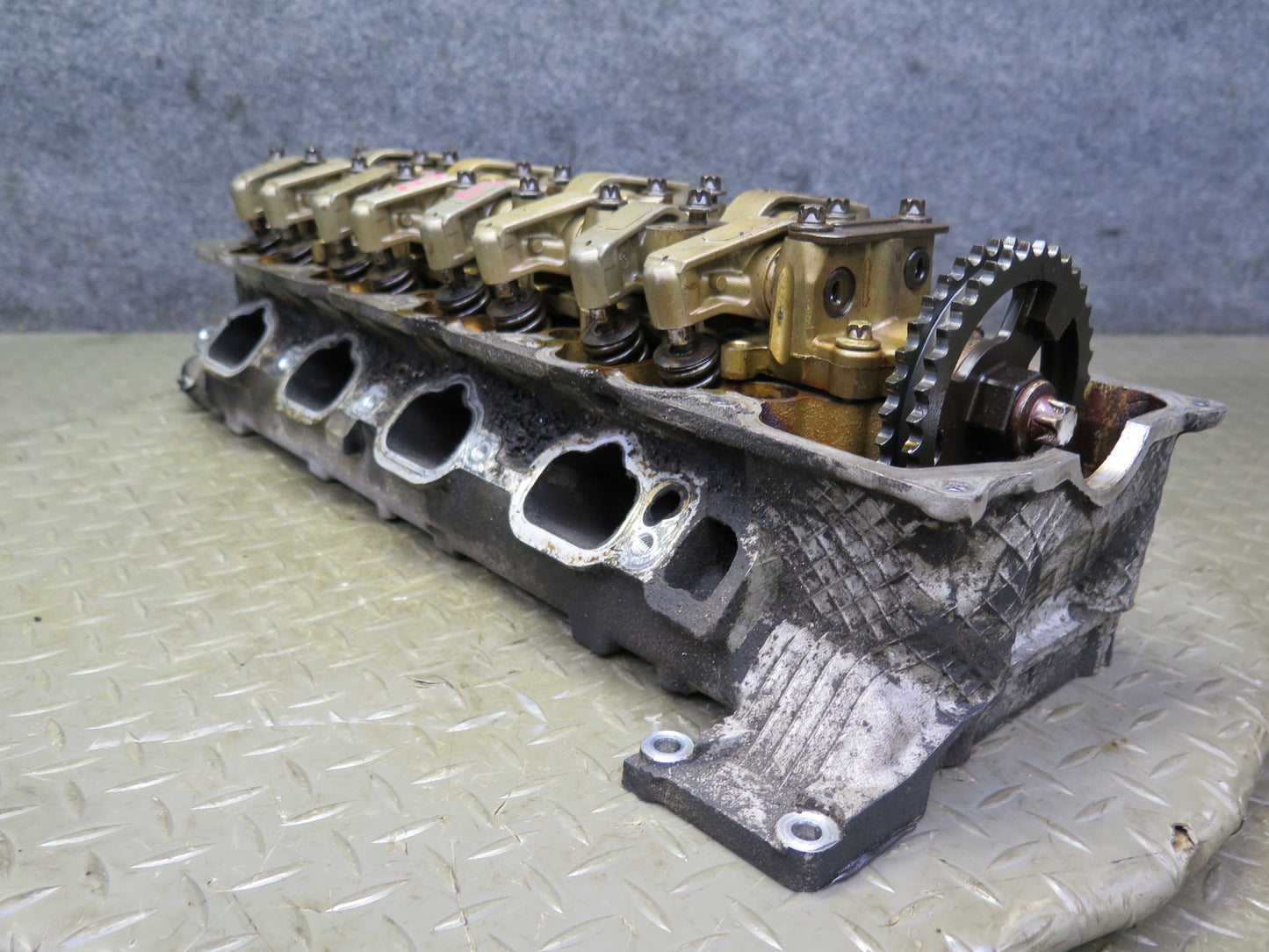 99-02 Mercedes R129 SL500 5.0L 113.961 Engine Left Cylinder Head w Camshaft OEM