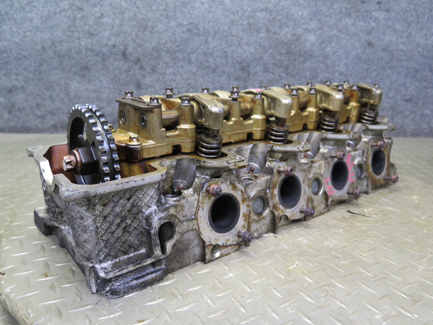 99-02 Mercedes R129 SL500 5.0L 113.961 Engine Left Cylinder Head w Camshaft OEM